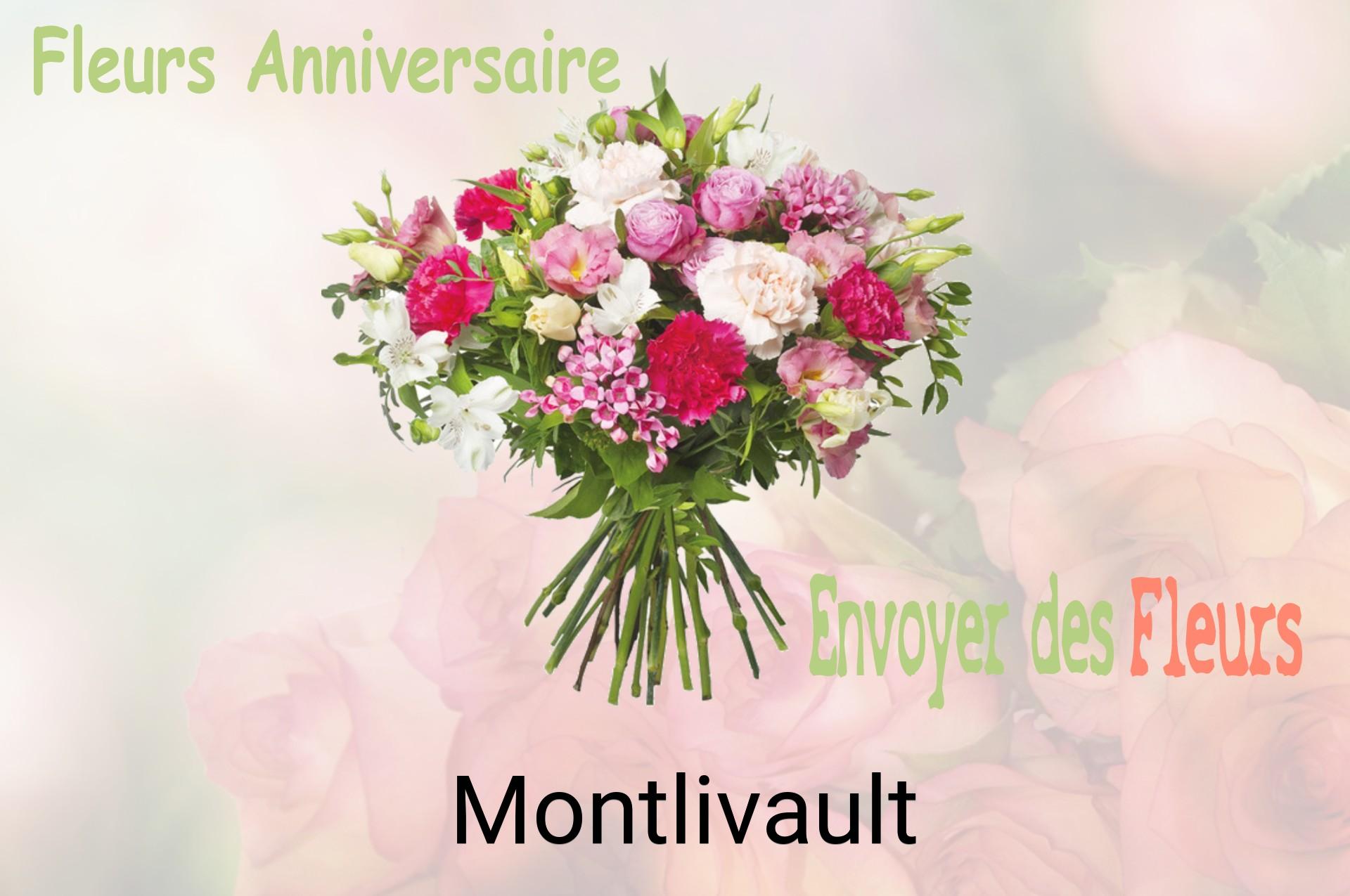 Bouquet de fleurs d’anniversaire livré à Montlivault
